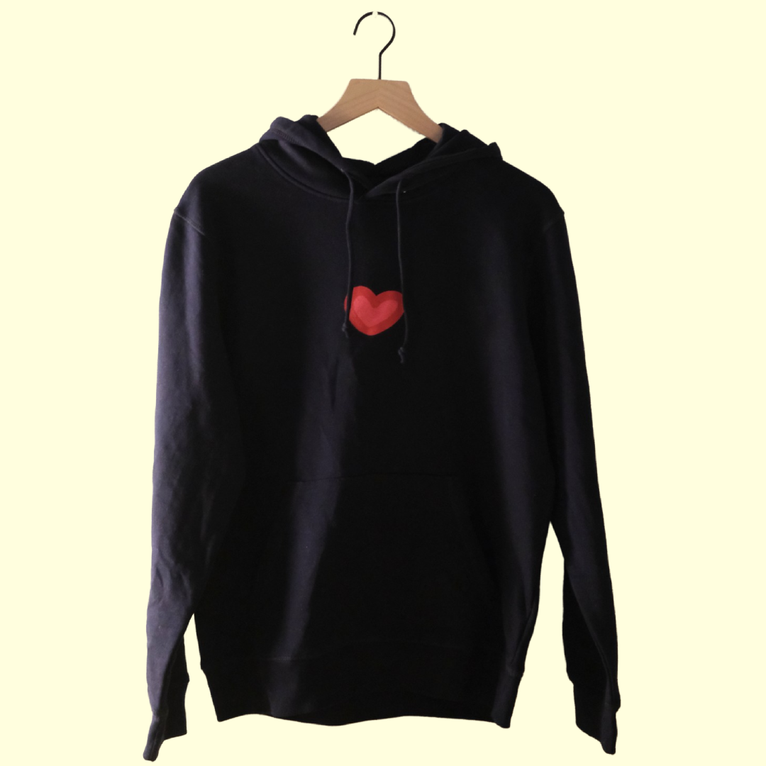 heart hoodie