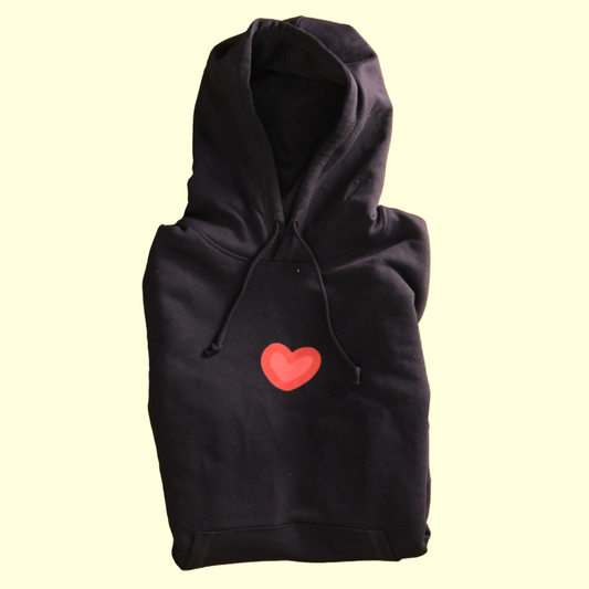 heart hoodie