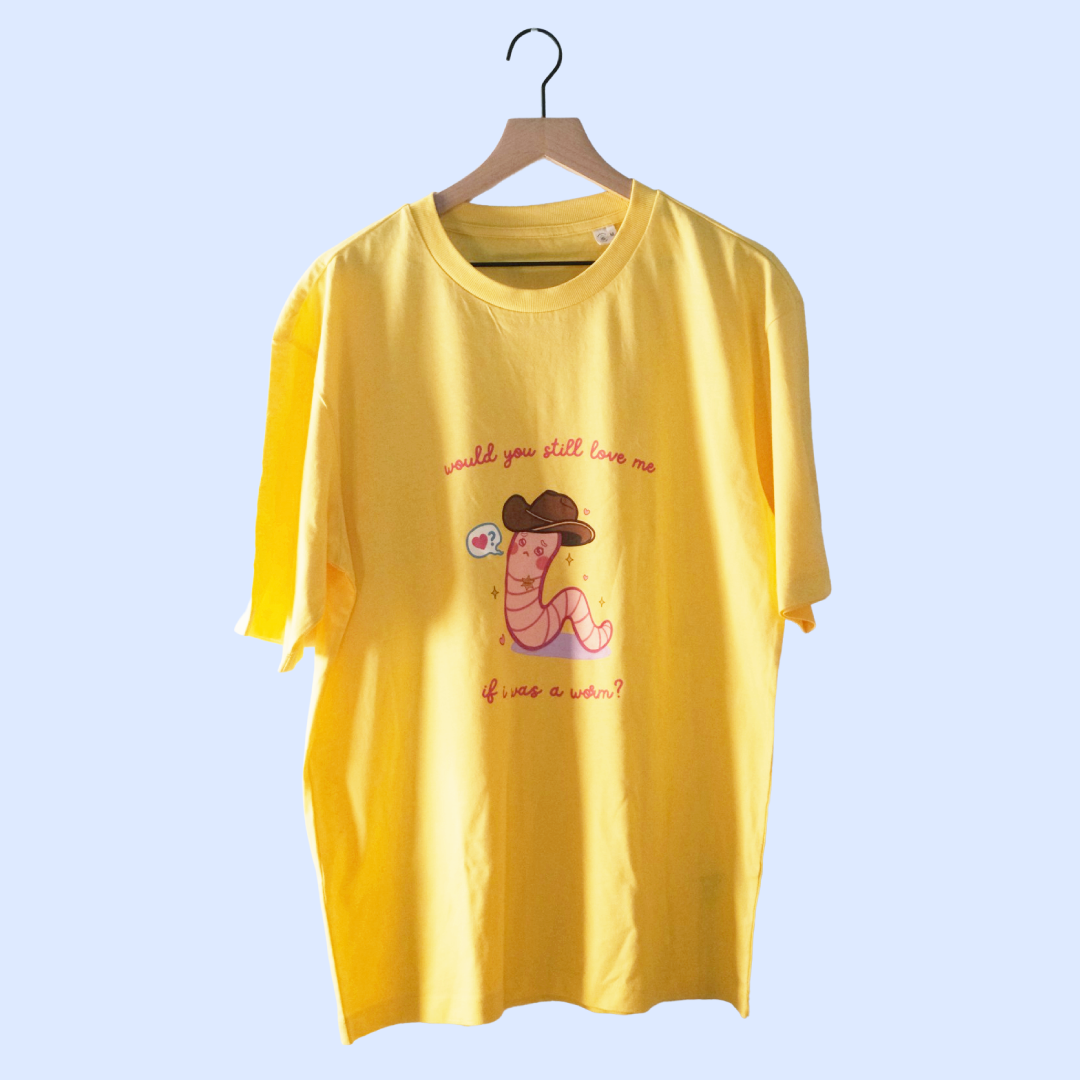 if i was a worm tee